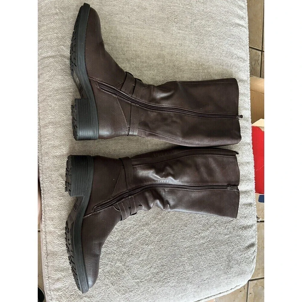 DREAM PAIRS Women's Knee High Winter Boots Fux Fur Lined Size 7.5